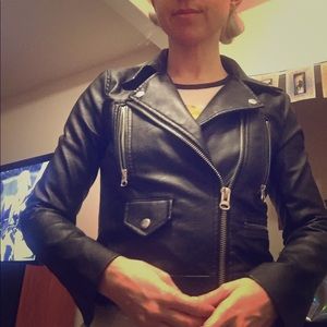 Black Leather Jacket (faux leather) women’s